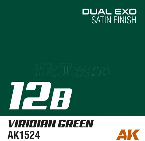 Photo de Ak Interactive Pot de Peinture Dual Exo - 12B Viridian Green (60 ml)
