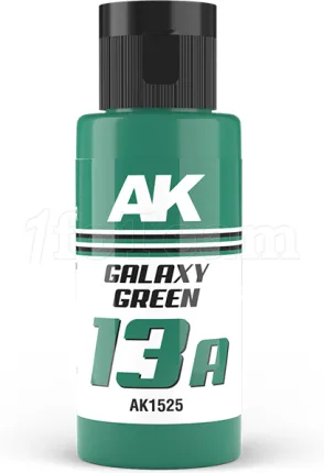 Photo de Ak Interactive Pot de Peinture Dual Exo - 13A Galaxy Green (60 ml)