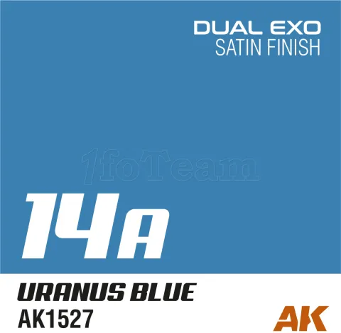 Photo de Ak Interactive Pot de Peinture Dual Exo - 14A Uranus Blue (60 ml)