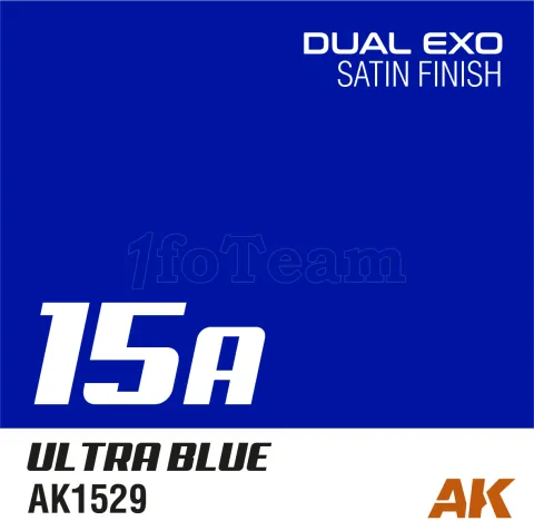 Photo de Ak Interactive Pot de Peinture Dual Exo - 15A Ultra Blue (60 ml)