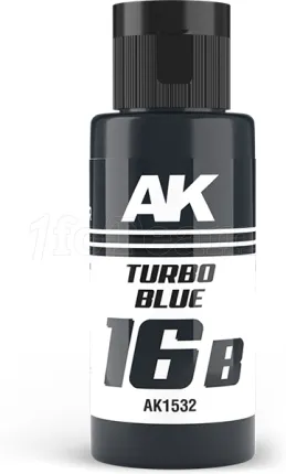 Photo de Ak Interactive Pot de Peinture Dual Exo - 16B Turbo Blue (60 ml)