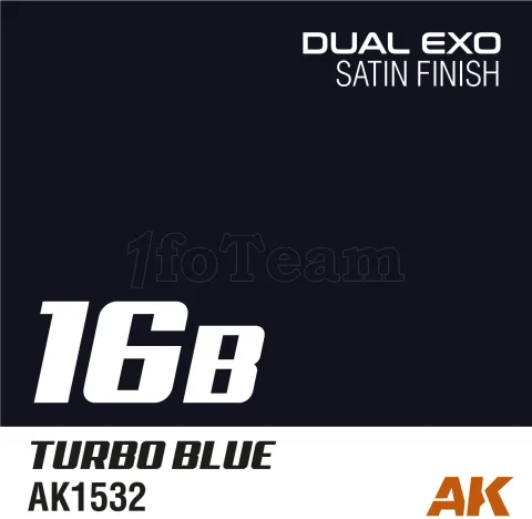 Photo de Ak Interactive Pot de Peinture Dual Exo - 16B Turbo Blue (60 ml)