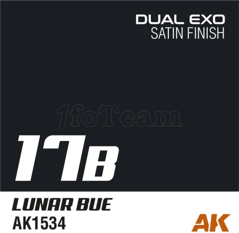 Photo de Ak Interactive Pot de Peinture Dual Exo - 17B Lunar Blue (60 ml)