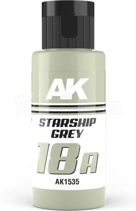 Photo de Ak Interactive Pot de Peinture Dual Exo - 18A Starship Grey (60 ml)