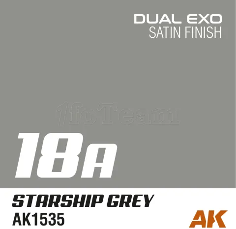 Photo de Ak Interactive Pot de Peinture Dual Exo - 18A Starship Grey (60 ml)