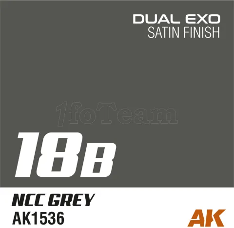 Photo de Ak Interactive Pot de Peinture Dual Exo - 18B Ncc Grey (60 ml)