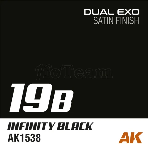 Photo de Ak Interactive Pot de Peinture Dual Exo - 19B Infinity Black (60 ml)