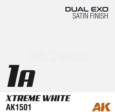 Photo de Ak Interactive Pot de Peinture Dual Exo - 1A Xtreme White (60 ml)