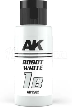 Photo de Ak Interactive Pot de Peinture Dual Exo - 1B Robot White (60 ml)