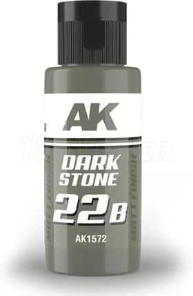 Photo de Ak Interactive Pot de Peinture Dual Exo - 22B Dark Stone (60 ml)