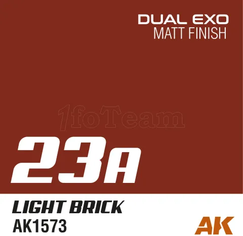 Photo de Ak Interactive Pot de Peinture Dual Exo - 23A Light Brick (60 ml)