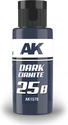 Photo de Ak Interactive Pot de Peinture Dual Exo - 25B Dark Cianite (60 ml)