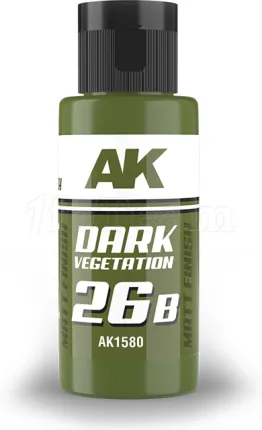 Photo de Ak Interactive Pot de Peinture Dual Exo - 26B Dark Vegetation (60 ml)