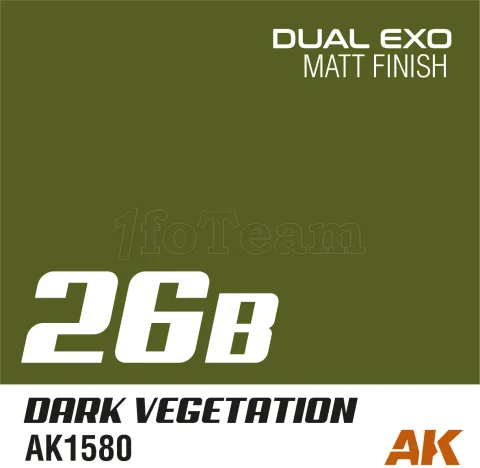 Photo de Ak Interactive Pot de Peinture Dual Exo - 26B Dark Vegetation (60 ml)