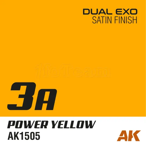 Photo de Ak Interactive Pot de Peinture Dual Exo - 3A Power Yellow (60 ml)