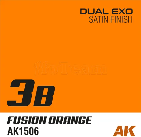 Photo de Ak Interactive Pot de Peinture Dual Exo - 3B Fusion Orange (60 ml)