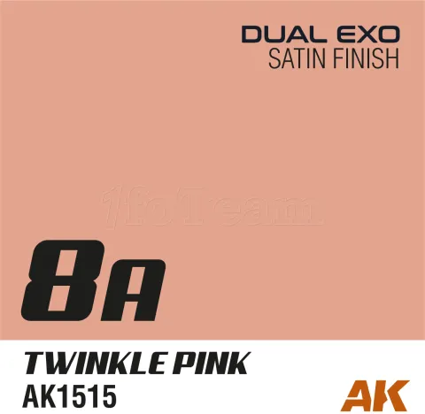 Photo de Ak Interactive Pot de Peinture Dual Exo - 8A Twinkle Pink (60 ml)