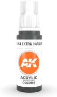 Photo de Ak Interactive  Pot de Peinture - Extra Dark Green (17 ml)