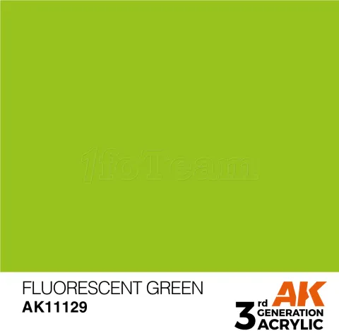 Photo de Ak Interactive  Pot de Peinture - Fluorescent Green (17 ml)