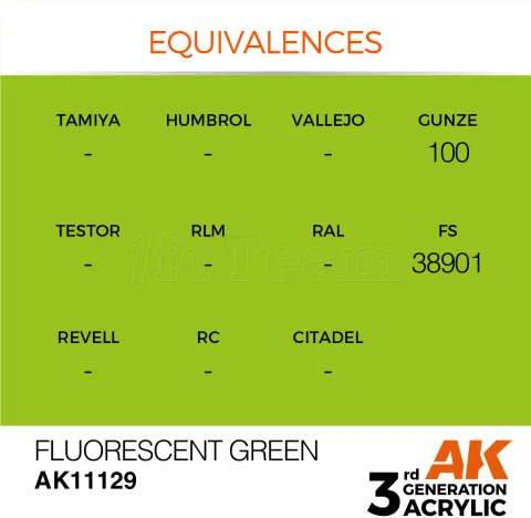 Photo de Ak Interactive  Pot de Peinture - Fluorescent Green (17 ml)
