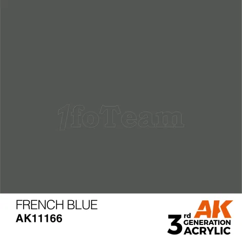 Photo de Ak Interactive  Pot de Peinture - French Blue (17 ml)