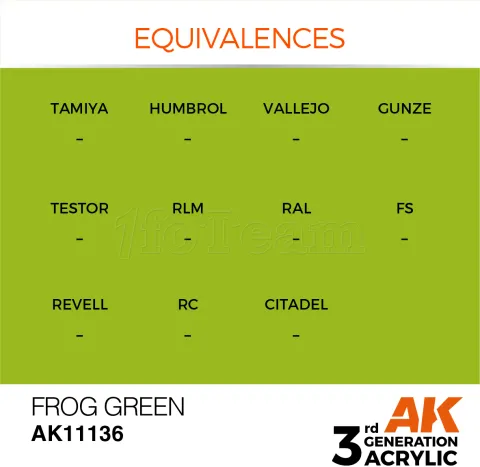 Photo de Ak Interactive  Pot de Peinture - Frog Green (17 ml)