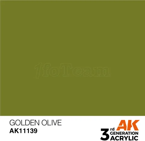 Photo de Ak Interactive  Pot de Peinture - Golden Olive (17 ml)