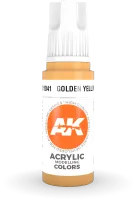 Photo de Ak Interactive  Pot de Peinture - Golden Yellow (17 ml)