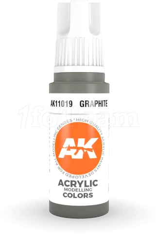 Photo de Ak Interactive  Pot de Peinture - Graphite (17 ml)