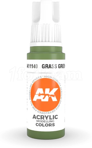 Photo de Ak Interactive  Pot de Peinture - Grass Green (17 ml)