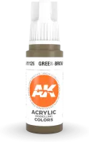 Photo de Ak Interactive  Pot de Peinture - Green-Brown (17 ml)