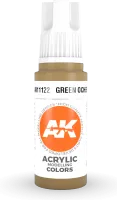 Photo de Ak Interactive  Pot de Peinture - Green Ocher (17 ml)