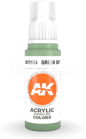 Photo de Ak Interactive  Pot de Peinture - Green Sky (17 ml)