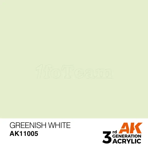 Photo de Ak Interactive  Pot de Peinture - Greenish White (17 ml)