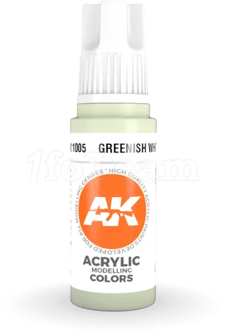 Photo de Ak Interactive  Pot de Peinture - Greenish White (17 ml)