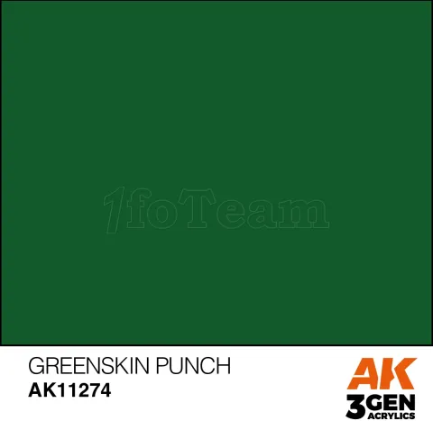 Photo de Ak Interactive  Pot de Peinture - Greenskin Punch (17 ml)