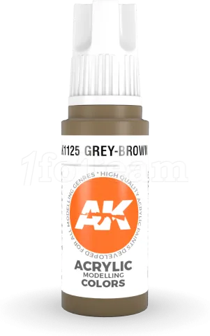 Photo de Ak Interactive  Pot de Peinture - Grey-Brown (17 ml)