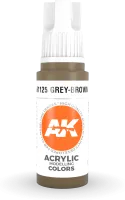 Photo de Ak Interactive  Pot de Peinture - Grey-Brown (17 ml)