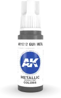 Photo de Ak Interactive  Pot de Peinture - Gun Metal (17 ml)