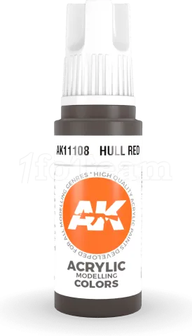 Photo de Ak Interactive  Pot de Peinture - Hull Red (17 ml)