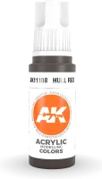 Photo de Ak Interactive  Pot de Peinture - Hull Red (17 ml)