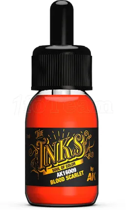 Photo de Ak Interactive Pot de Peinture - Inks Blood Scarlet (30 ml)