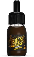 Photo de Ak Interactive  Pot de Peinture - Inks Brown Black (30 ml)