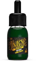 Photo de Ak Interactive  Pot de Peinture - Inks Camo Green (30 ml)