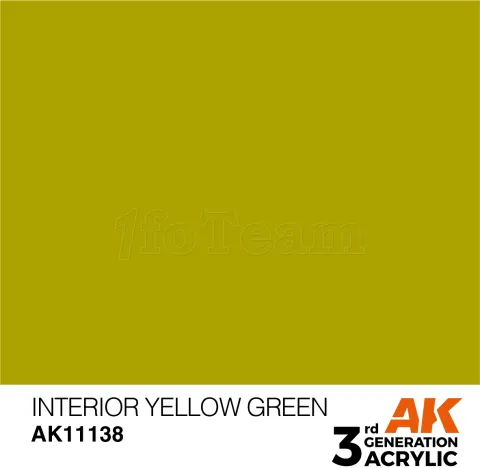 Photo de Ak Interactive  Pot de Peinture - Interior Yellow Green (17 ml)