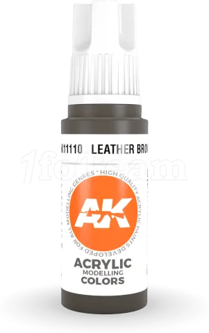 Photo de Ak Interactive  Pot de Peinture - Leather Brown (17 ml)