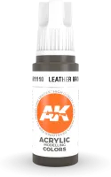 Photo de Ak Interactive  Pot de Peinture - Leather Brown (17 ml)