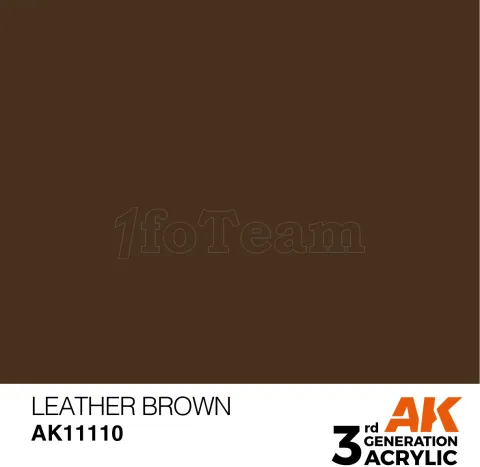 Photo de Ak Interactive  Pot de Peinture - Leather Brown (17 ml)