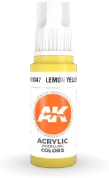 Photo de Ak Interactive  Pot de Peinture - Lemon Yellow (17 ml)