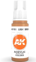 Photo de Ak Interactive  Pot de Peinture - Light Brown (17 ml)